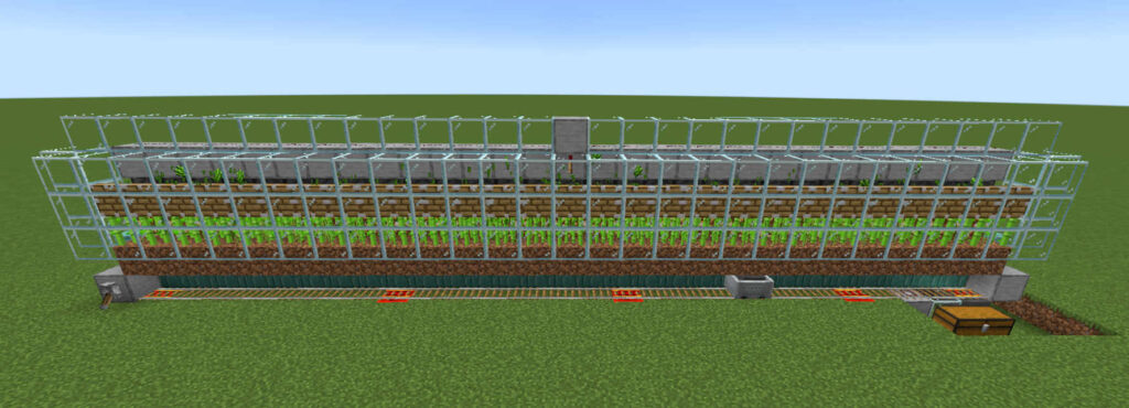 簡単サトウキビ自動収穫機の完成図